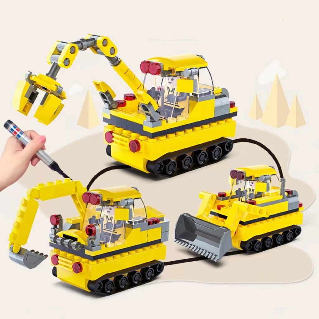 Marker Route Inductive Building Block Car | DIY | ATCAR1