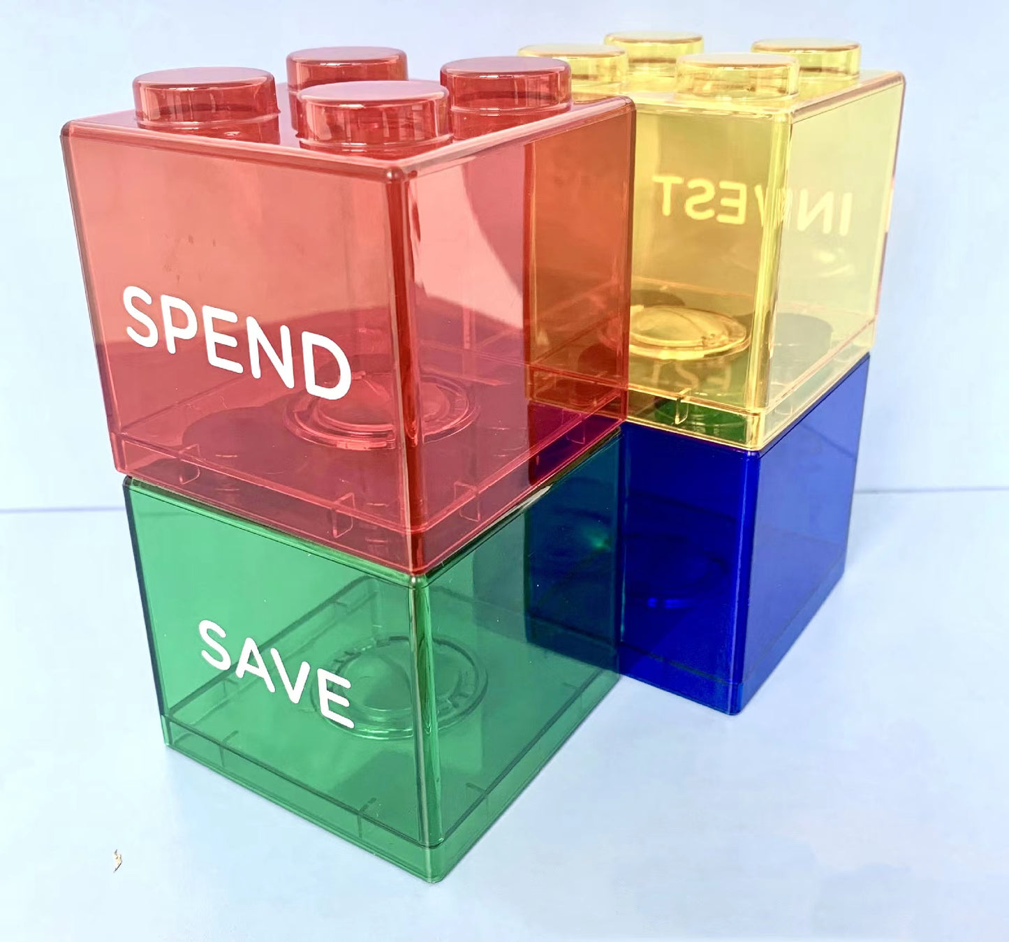 4pcs Translucent Piggy Bank Set | ATS6